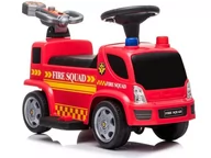 Pojazdy elektryczne dla dzieci - LEAN CARS Pojazd Jeździk Straż Pożarna Armatka Bańki Mydlane Dźwięki Koguty Podpórka Na Akumulator LT-9175-0 - miniaturka - grafika 1