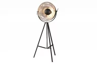 Lampy stojące - Invicta Interior Lampa podłogowa Renoxe 160cm czarno-srebrna i-36562 - miniaturka - grafika 1
