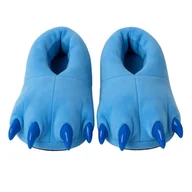 Buty dla dziewczynek - Miękkie Kapcie Dziecięce Łapy Stitch 3D Niebieskie z Pazurami 27-32 - miniaturka - grafika 1