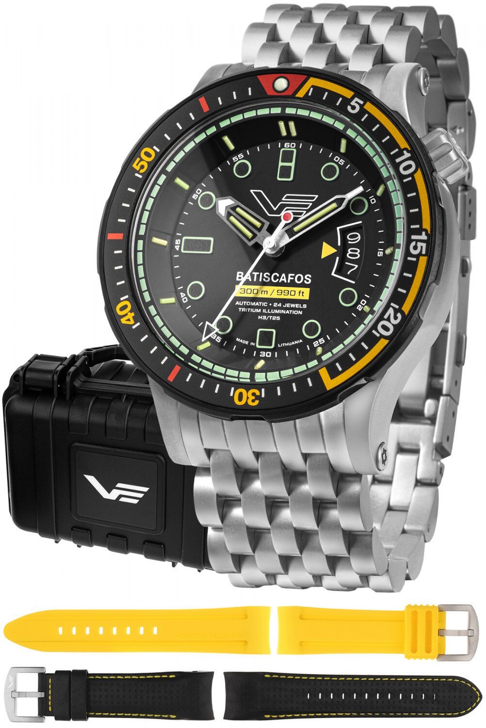 Zegarek Vostok Europe Zegarek męski Vostok Europe NH35A-511E767B srebrny