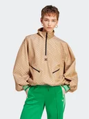 Kurtki damskie - adidas Wiatrówka IK7883 Beżowy - miniaturka - grafika 1