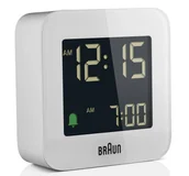 Zegary - Braun Budzik elektroniczny BC08W - biały - miniaturka - grafika 1