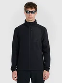 Bluzy męskie - 4F Polar ze stójką Polartec regular męski - czarny L - miniaturka - grafika 1