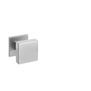 Gałka Stała Kwadrat Fit R67F Chr-Sat - Klamki - miniaturka - grafika 1