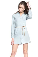 Sukienki - Wrangler Shirt Dress Light Idnigo W90575G2E-Xs - miniaturka - grafika 1