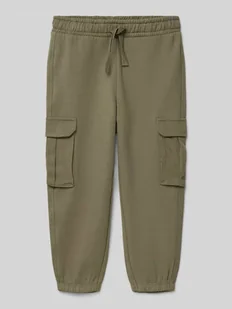 Spodnie dresowe o kroju regular fit z kieszeniami cargo model ‘NEIL’ - Spodnie i spodenki dla chłopców - miniaturka - grafika 1