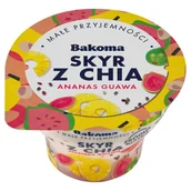 Kefiry, jogurty, maślanki - Bakoma Skyr z chia ananas guawa 150 g - miniaturka - grafika 1