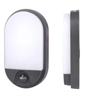 Lampy ogrodowe - Lampa Ogrodowa NEFRYT LED z Czujnikiem Ruchu 10W - miniaturka - grafika 1