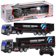 Zabawki zdalnie sterowane - Tir z naczepą na pilota 27 MHz ciężarówka RC0566 - miniaturka - grafika 1