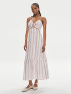 Sukienki - Pepe Jeans Sukienka letnia Diana PL953496 Kolorowy Regular Fit - miniaturka - grafika 1
