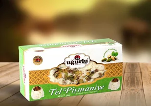 PISMANIYE Z PISTACJAMI 220G UGURLU CHAŁWA TURECKA - Chałwa - miniaturka - grafika 1
