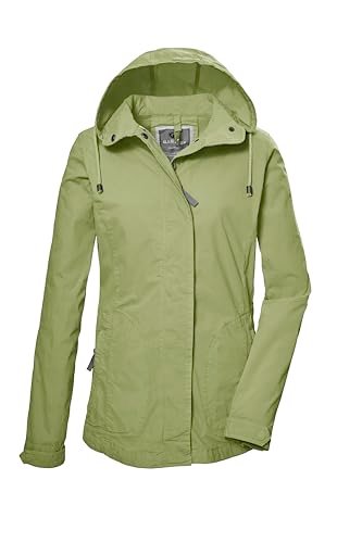 G.I.G.A. DX Damska kurtka/kurtka przejściowa z kapturem GS 17 WMN JCKT GOTS, wiosenna zieleń, 38, 42661-000