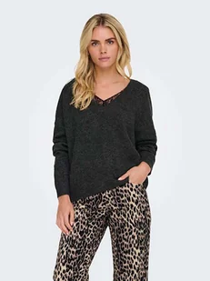 ONLY Sweter w kolorze czarnym - Swetry damskie - miniaturka - grafika 1