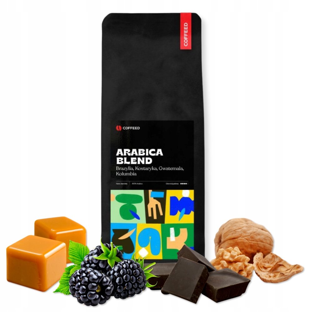 Coffeed kawa ziarnista Arabica Blend Brazylia Kostaryka Gwate. Kolumbia 1kg