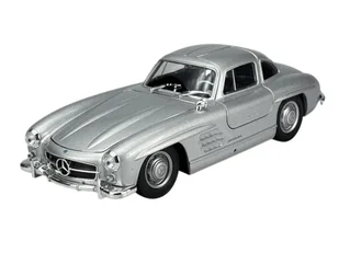 WELLY MERCEDES-BENZ 300 SL GULLWING SREBRNY 1:24 24064 - Samochody i pojazdy dla dzieci - miniaturka - grafika 1