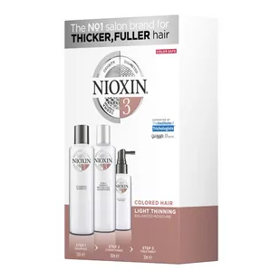 Nioxin system 3 zestaw szampon odżywka kuracja - Zestawy kosmetyków damskich - miniaturka - grafika 1