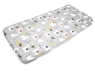 Prześcieradła dla dzieci - PRZEŚCIERADŁO Z GUMKĄ DO DOSTAWKI BAWEŁNIANE 90X50 cm Kerstin - miniaturka - grafika 1