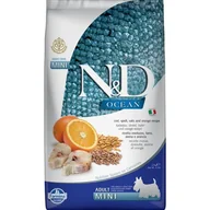Sucha karma dla psów - N&D Dog Ocean Codfish Spelt Oats Orange Adult Mini 2.5KG - miniaturka - grafika 1