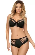 Biustonosze - Coco B-270 biustonosz semi-soft, Kolor czarny, Rozmiar 65G, Wies-MANN - Intymna - miniaturka - grafika 1
