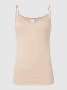 Podkoszulka na cienkich ramiączkach — bezszwowy model ‘Cotton Seamless’ - Bielizna nocna - miniaturka - grafika 1