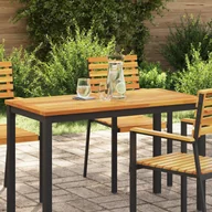 Stoły - vidaXL Blat stołu 110x55x2 cm Prostokątny lite drewno akacjowe - miniaturka - grafika 1