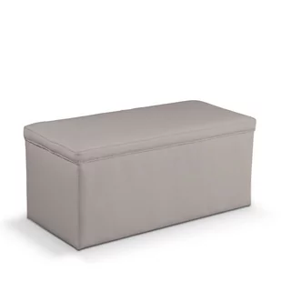 Dekoria.pl Dekoria.pl Skrzynia tapicerowana gołębi szary 120 × 40 × 40 cm Velvet 526-704-11 - Pufy i podnóżki - miniaturka - grafika 1