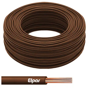 Przewód LgY 2,5 brązowy H07V-K jednożyłowy, krążek 100m; ELPAR - Przewody elektryczne - miniaturka - grafika 2