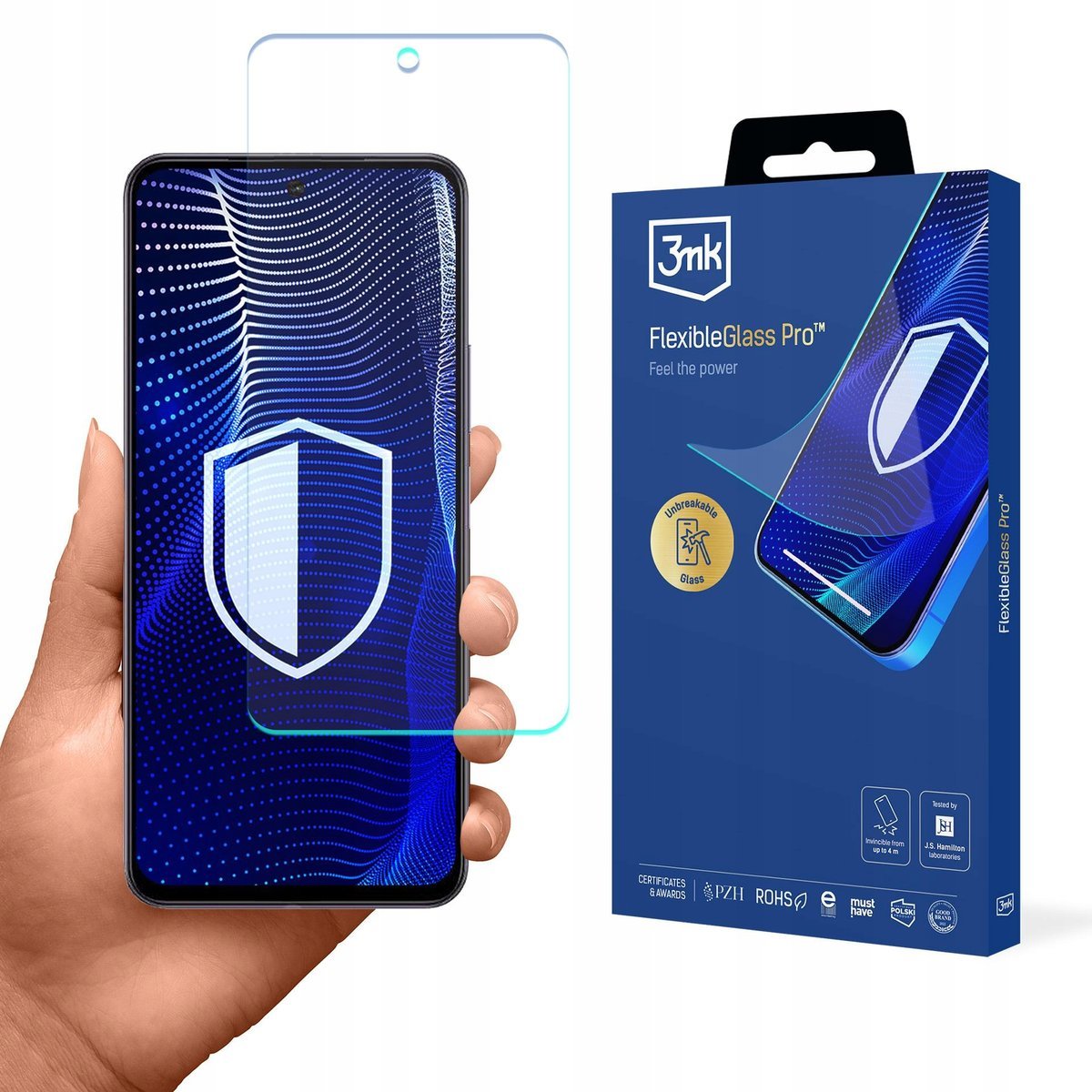 Nietłukące szkło hybrydowe na ekran do Vivo Y39 5G 3mk FlexibleGlass Pro