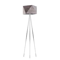 Lampy stojące - LYSNE, lampa podłogowa KANTON, szary melanż (tzw. beton) - miniaturka - grafika 1