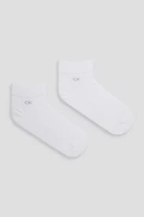 Skarpetki męskie - Calvin Klein Skarpetki (2-pack) męskie kolor biały - grafika 1