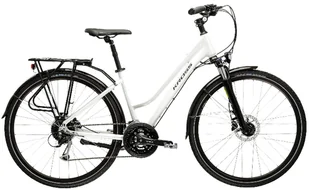 Rower 28 KROSS Trans 8.0 Perłowy-czarny połysk Shimano Alivio Damski Hydr - Rowery - miniaturka - grafika 1