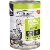 Mokra karma dla psów - Wiejska Zagroda Monoproteinowa Mokra Karma Dla Dorosłych Psów Kaczka 400 g - miniaturka - grafika 1