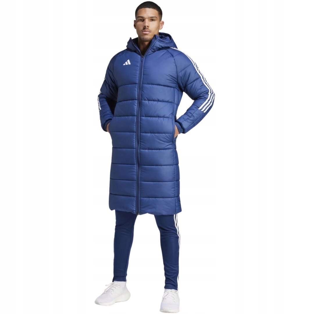 ND05_IR9502-L IR9502 Płaszcz adidas męski Tiro 24 Long niebieski IR9502 r.L