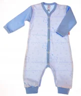 Pajacyki dla niemowląt - PAJAC długi rękaw rampers , Misie niebieskie 98 KLEKLE - miniaturka - grafika 1