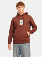 Bluzy męskie - Jack&Jones Bluza 12262513 Brązowy Regular Fit - miniaturka - grafika 1