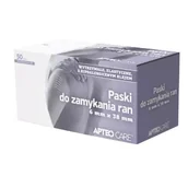 Apteczki i materiały opatrunkowe - Apteo Care, Paski Do Zamykania Ran, 6x38mm, 6 pasków - miniaturka - grafika 1
