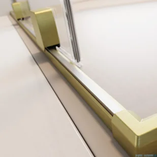 Radaway Furo Brushed Gold kabina 160x200cm lewa szczotkowane złoto 10106838-99-01L/10110794-01-01 - Kabiny prysznicowe - miniaturka - grafika 6