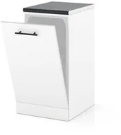 Fronty meblowe - Front Do Zabudowy Zmywarki 45cm Szafka Kuchenna Spremium Biały Mat - miniaturka - grafika 1