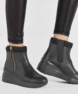 Botki damskie - Geox D Zosma F Botki Damskie Ze Skórą 41 Żnd - miniaturka - grafika 1