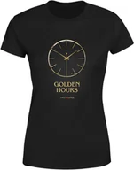 Koszulki i topy damskie - Koszulka damska Golden Hours złote godziny czas zegar T-shirt damski - miniaturka - grafika 1