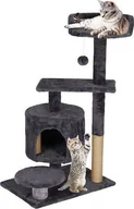 Drapaki dla kotów - Springos Drapak dla kota sizal 5-poziomowy słupek z zabawką 87 cm UNIWERSALNY - miniaturka - grafika 1