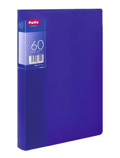 Teczka A4 Z 60 Koszulkami Clear Book Prążki Patio Niebieski - Pozostałe akcesoria dla plastyków - miniaturka - grafika 1