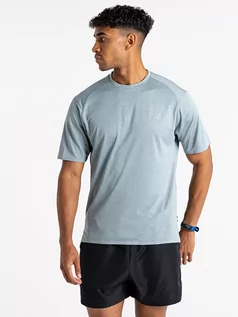 Koszulki sportowe męskie - Dare 2b Koszulka funkcyjna "Momentum" w kolorze błękitnym - grafika 1