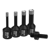 Otwornice - Zestaw otwornic DEDRA Vacuum Brazed DED1592SZ01 (5 elementów) - miniaturka - grafika 1