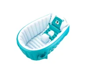 Wanienki dla dzieci - Dmuchana Wanienka Do Kąpieli Dziecka (Zielona) Perfectlife - miniaturka - grafika 1