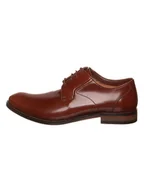 Półbuty męskie - Clarks Skórzane półbuty w kolorze brązowym - miniaturka - grafika 1
