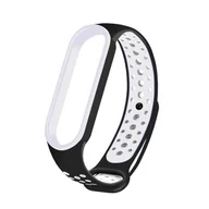 Akcesoria do smartwatchy - Opaska Xiaomi Mi Band 5 Dots czarno-biały - miniaturka - grafika 1