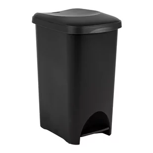 Czarny plastikowy kosz na śmieci na pedał 40 l – Addis - Kosze na śmieci - miniaturka - grafika 1