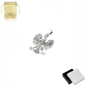 Wisiorki - SREBRNA ZAWIESZKA MAŁY ORZEŁ ORZEŁEK PRÓBA 925 - miniaturka - grafika 1