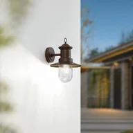 Lampy ogrodowe - Lindby kinkiet zewnętrzny Eloretta, rdza, stal, wysokość 31 cm - miniaturka - grafika 1